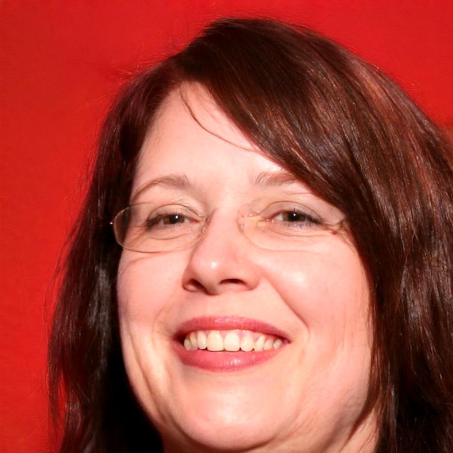 Finanzberaterin Kerstin Holmberg während eines Workshops